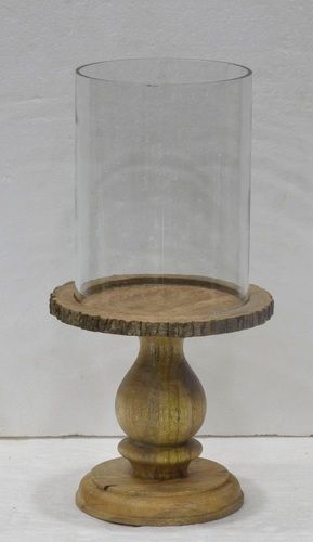 8 Inch Wooden Pillar Holder