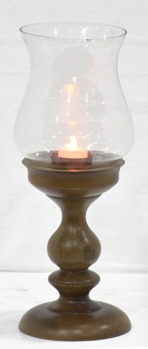 7 Inch Wooden Pillar Holder