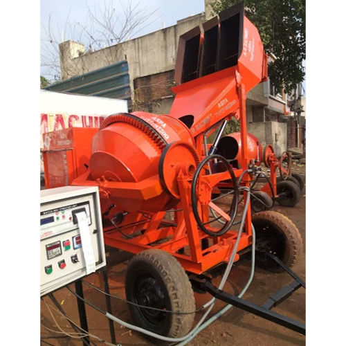 High Quality 500L Concrete Mixer Hydraulic Hopper