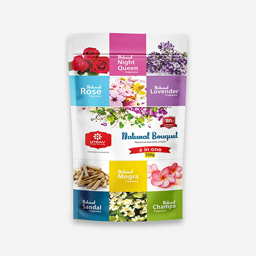 150gm Natural Bouquet 6 In 1 Premium Incense Sticks