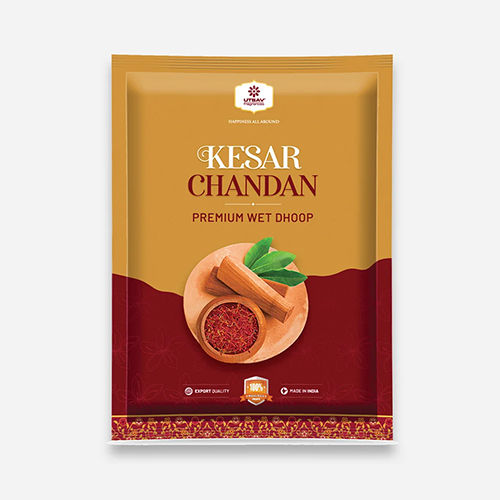 Eco-Friendly Kesar Chandan Premium Wet Dhoop Sticks