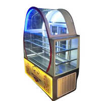 Curved Glass Display Counter