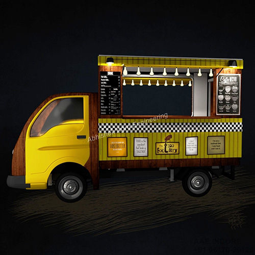 Yellow Customized Food Truck