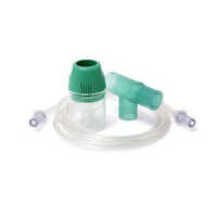 Intersurgical T Nebulizer Kit - High-Quality Plastic, Essential for Hospital Use | High Safety Level, Efficient Mist Delivery System