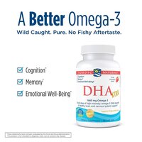Nordic Naturals DHA Xtra, 1000 mg, Strawberry 60 softgels