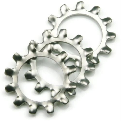 Silver Stainless Steel Star Washer