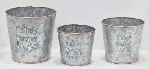 10 Inch Galvanised Planter