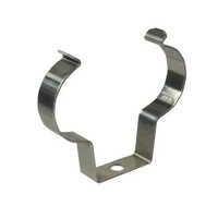 Spring Steel Retainer Clip - Steel, Standard Size, Silver | Industrial Metal Usage, Durable Design For Reliable Performance