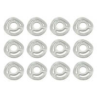 Wave Push On Fix Washer - Stainless Steel, 5 Mm To M64 Size Range, Round Shape, Silver Color | Industrial Grade Durability