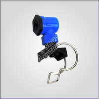 Vacuum Tank Nozzle With Clamp - Color: Blue