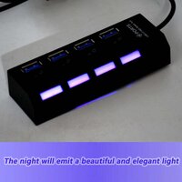 4 PORT USB, HUB USB 2.0 HUB SPLITTER