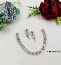 New Stylish American Diamond Necklace Set