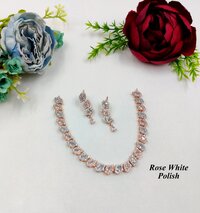 New Stylish American Diamond Necklace Set