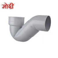 Pvc P Trap - Grey Oval Shape 110 X 110 Mm | Durable Pvc, Female Connection For Reliable Sewer Gas Seal