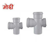 Pvc Door Tee - Pvc Material, Various Sizes Available, Grey Color, 4-7mm Thickness, Round Shape | Compact Design For Efficient Drainage Solutions