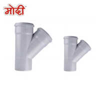 Single Y Tee - Cpvc, 75 Diameter, Grey | Hot Rolled, Efficient Fluid Flow Diversion Fitting