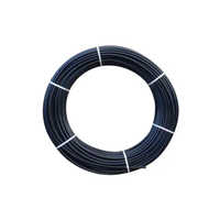 Pn6 Hdpe Coil Pipe - Hdpe, 12 Meters Long, Black Color, Round Shape | Ideal For Agricultural Water Supply, Flexible & Durable Design