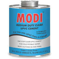Medium Duty Upvc Solvent Cement - Liquid Coating Adhesive For Plumbing | Strong Bonding, Quick Curing Time, Chemical Resistance
