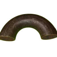 Industrial U Bend - Mild Steel, Round Shape, Galvanized Finish | Versatile Pipe Fitting For Efficient Direction Change In Industrial Applications
