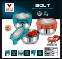बोल्ट वर्चुअ होमवेयर स्टेनलेस स्टील लंच बॉक्स
