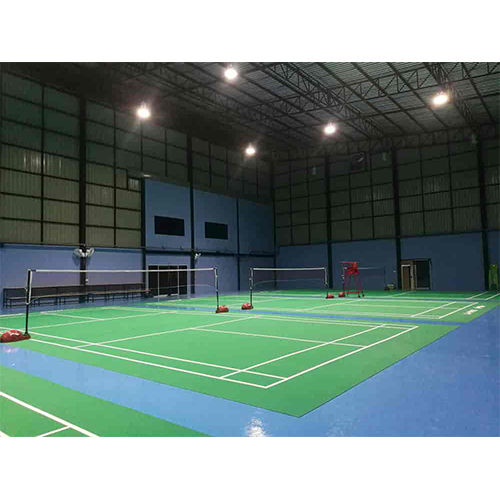 Green Pvc Badminton Court Flooring 4.5Mm