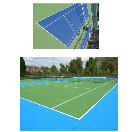 Multicolor Lawn Tennis Acrylic Court 8 Layer