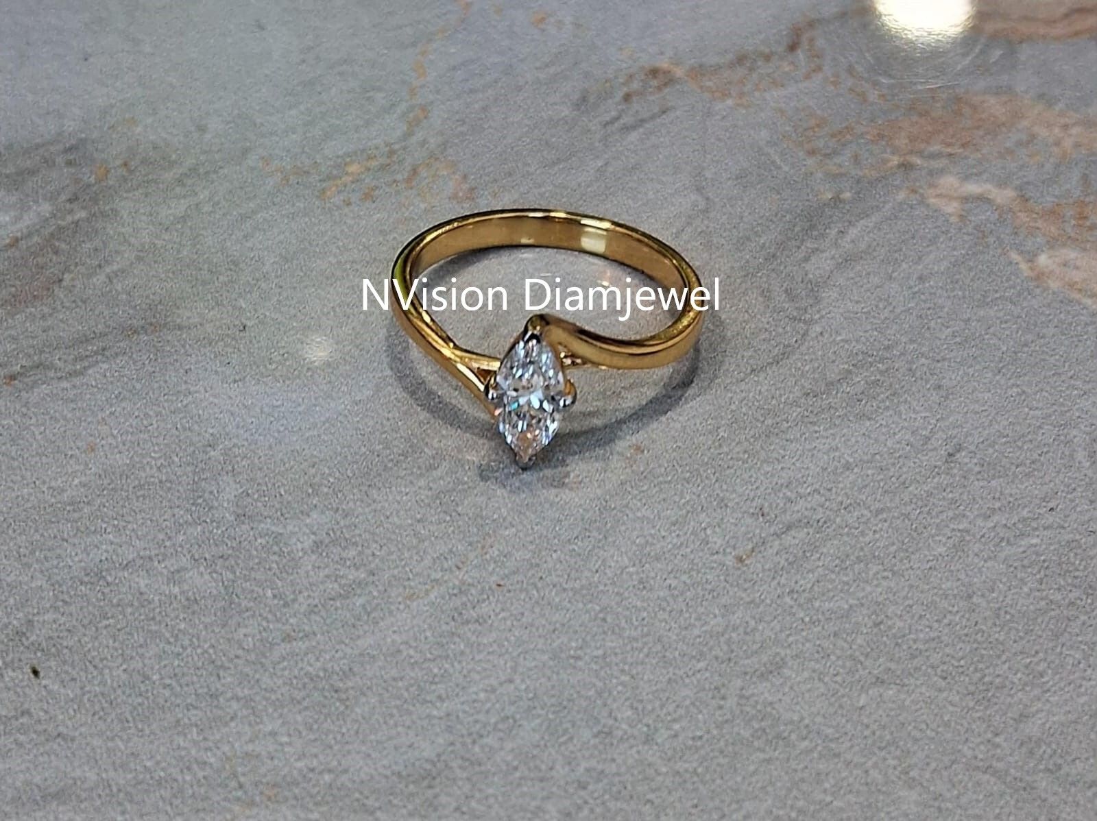 Marquise Majesty Natural DiamondRing