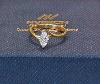 Marquise Majesty Natural DiamondRing