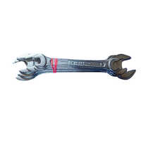 12-6m De Neers Double Open End Spanner Set - Steel Material, Sizes 6x7-16x17mm, Silver Color | Durable Hand Tool For Industrial Use, Comfortable Grip