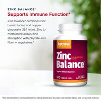 Jarrow Formulas, Zinc Balance, 100 Capsules