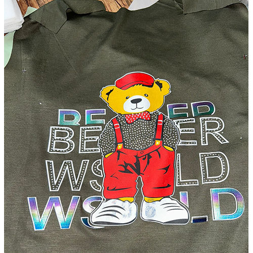 Teddy Bear Sticker for Kids Wear