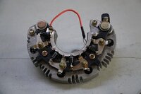 Alternator rectifier plate