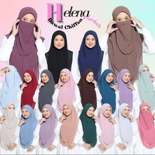 Chiffon Purdah Hijab