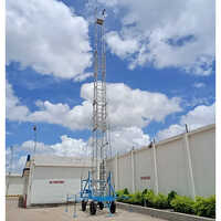 Aluminium 61 Feet Jeep Tyre Tiltable Tower Extension Ladder