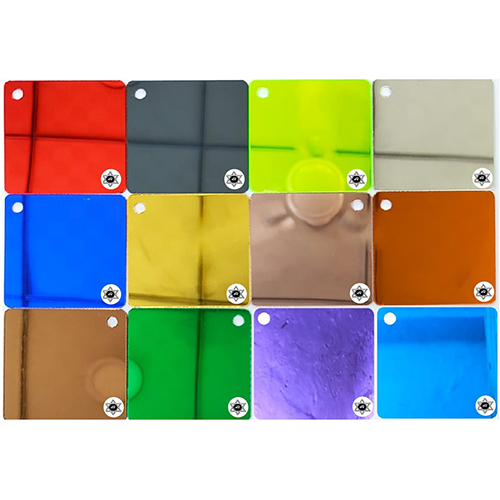 Acrylic Mirror Sheet - Color: Red