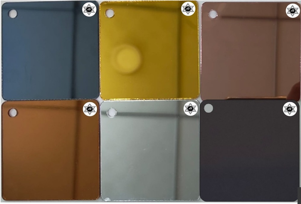 Acrylic Mirror Sheet - Color: Red