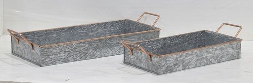 Galvanised Tray Set