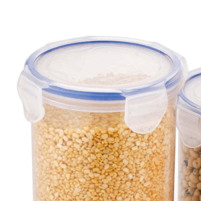 ROUND PLASTIC AIRTIGHT FOOD STORAGE CONTAINERS