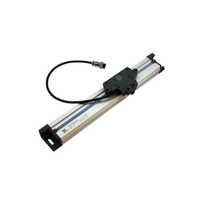 Optical Linear Scale Atek - Silver And Black, 220 Volt Industrial Application