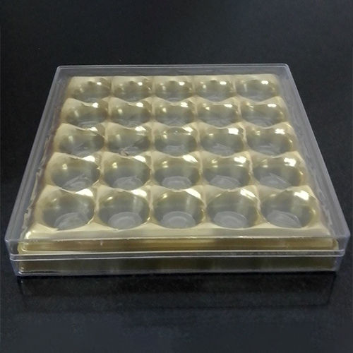 Square 25 Pcs Laddu Cavity Chocolate Box