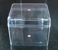 L-1 Crystal Box - Plastic, Standard Size | Food-grade, Hygienic, Lightweight, Ideal For Dry Fruits, Chocolates, Puddings & Sweets Preservation