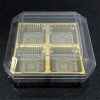 Crystal Square And Baklava Cavity Box - Crystal Material, Standard Size, Transparent Color | Ideal For Chocolates And Dry Fruits Storage