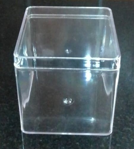 Square 75X75Mm Crystal Cube Box