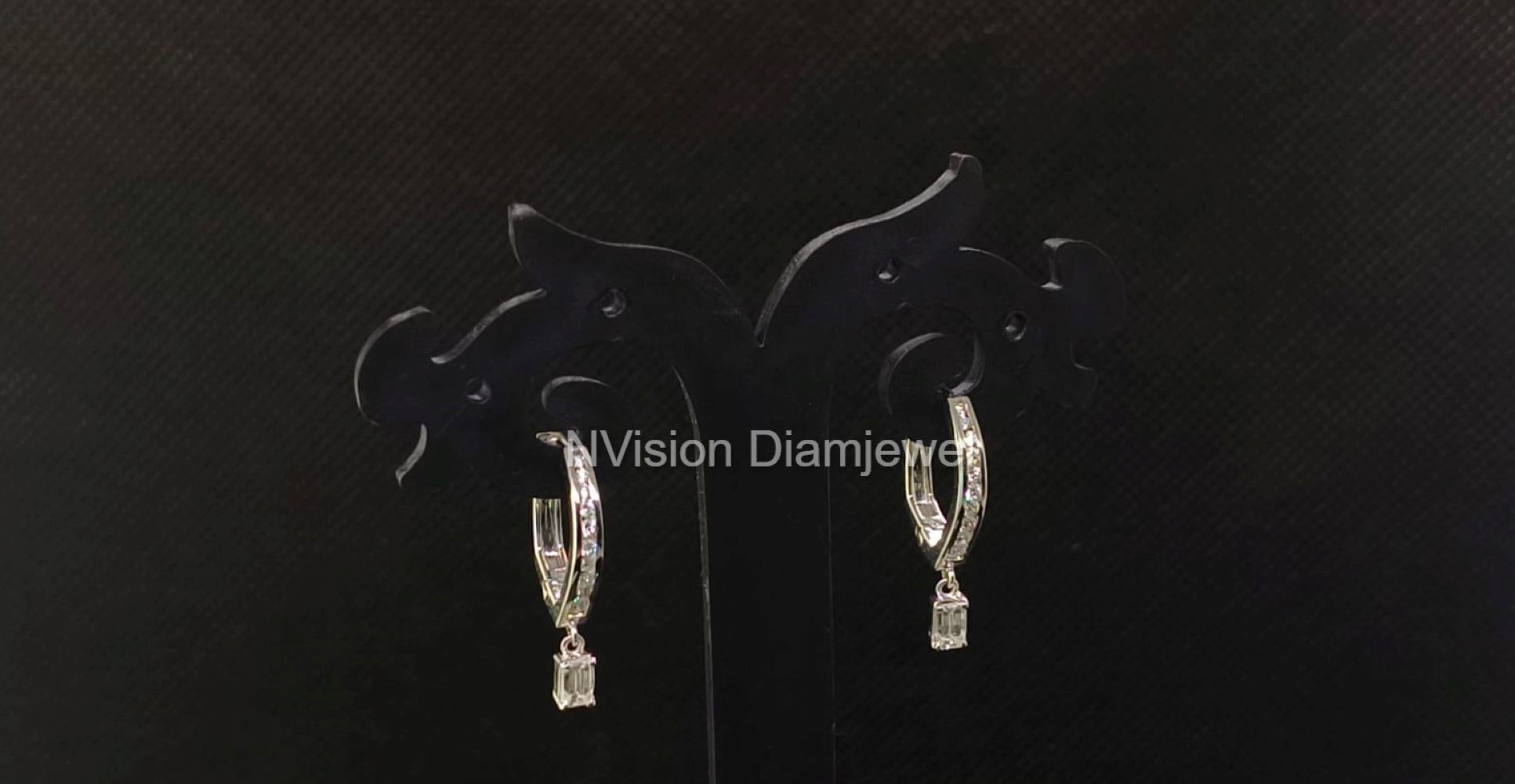 Natural Diamonds Emerald Envy Dangles EarringsBali