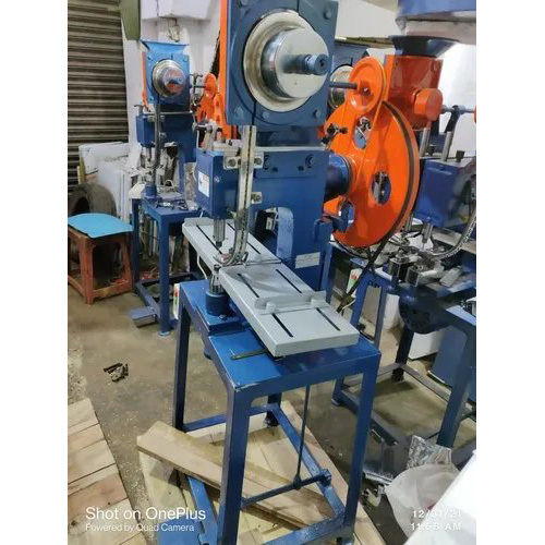 Automatic Eyeleting Machine - Color: Blue