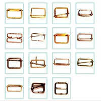 Adjustable Buckle - Aluminium, Brass & Copper | Standard Size, Golden Color, Polished Finishing, Trendy Design