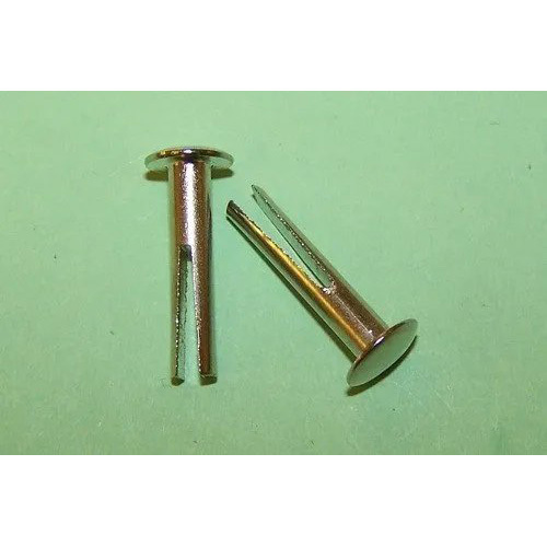 Tubular Metal Bifurcated Rivet