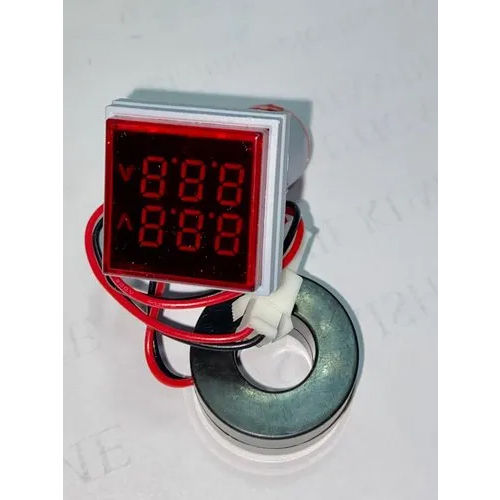 Black Digital Led Meter