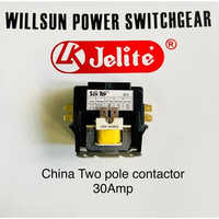 2 Pole Ac Contractor - Metal & Plastic, Max. Voltage 415v, Max. Current 30a | Suitable For Various Ac Applications, Industry Standard Temperature Limits