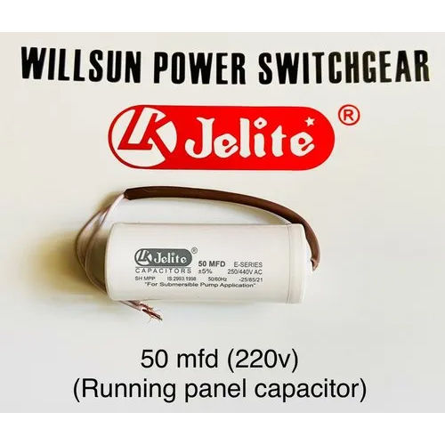 White 50 Mfd Running Capacitor